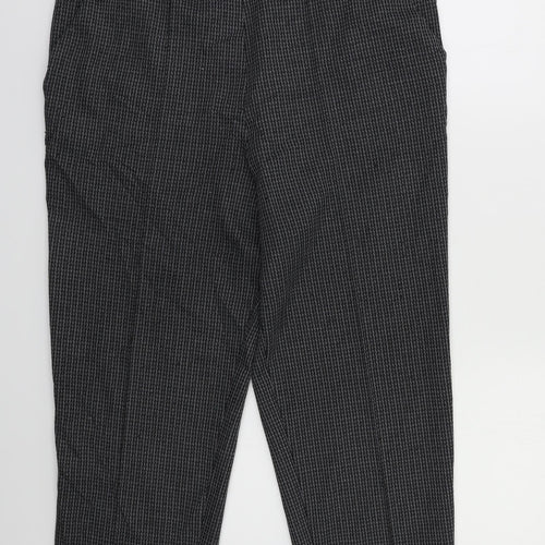 Preworn Womens Grey Check  Trousers  Size 18 L23 in