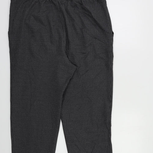 Preworn Womens Grey Check  Trousers  Size 18 L23 in