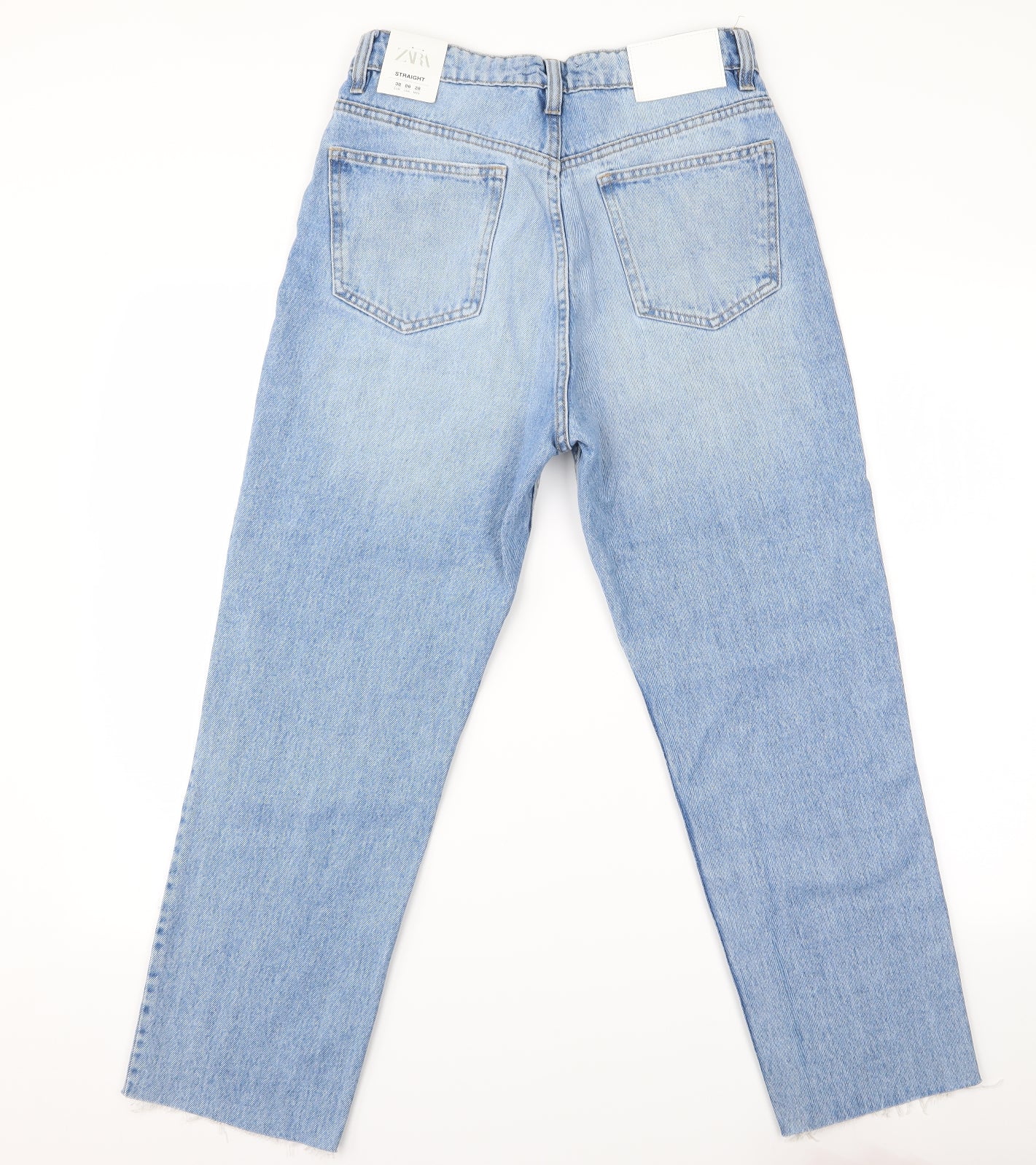 Zara Womens Beige   Straight Jeans Size 38 L38 in