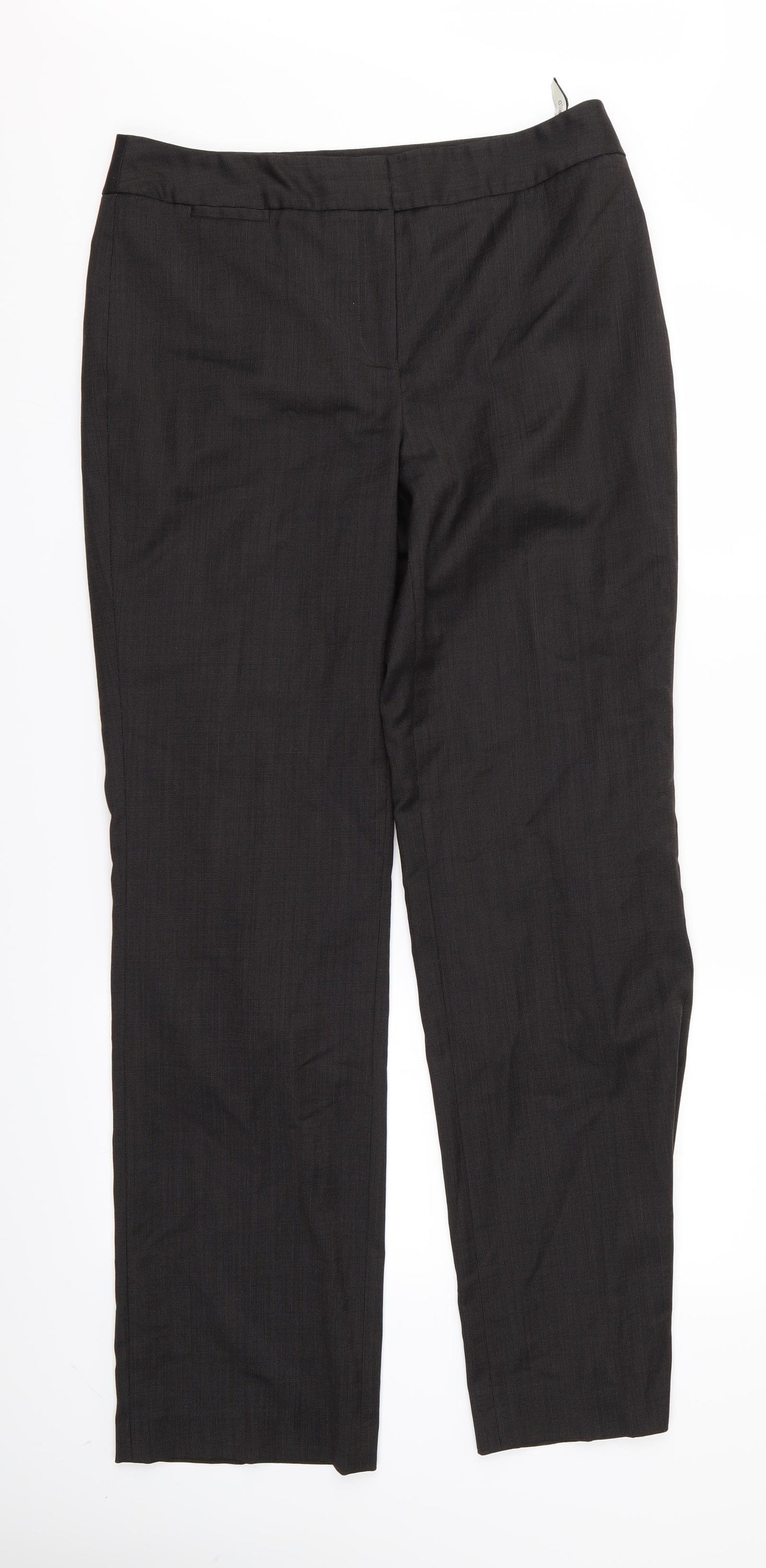 Austin Reed Womens Grey Pinstripe  Trouser Suit Suit Trousers Size 12 L38 in