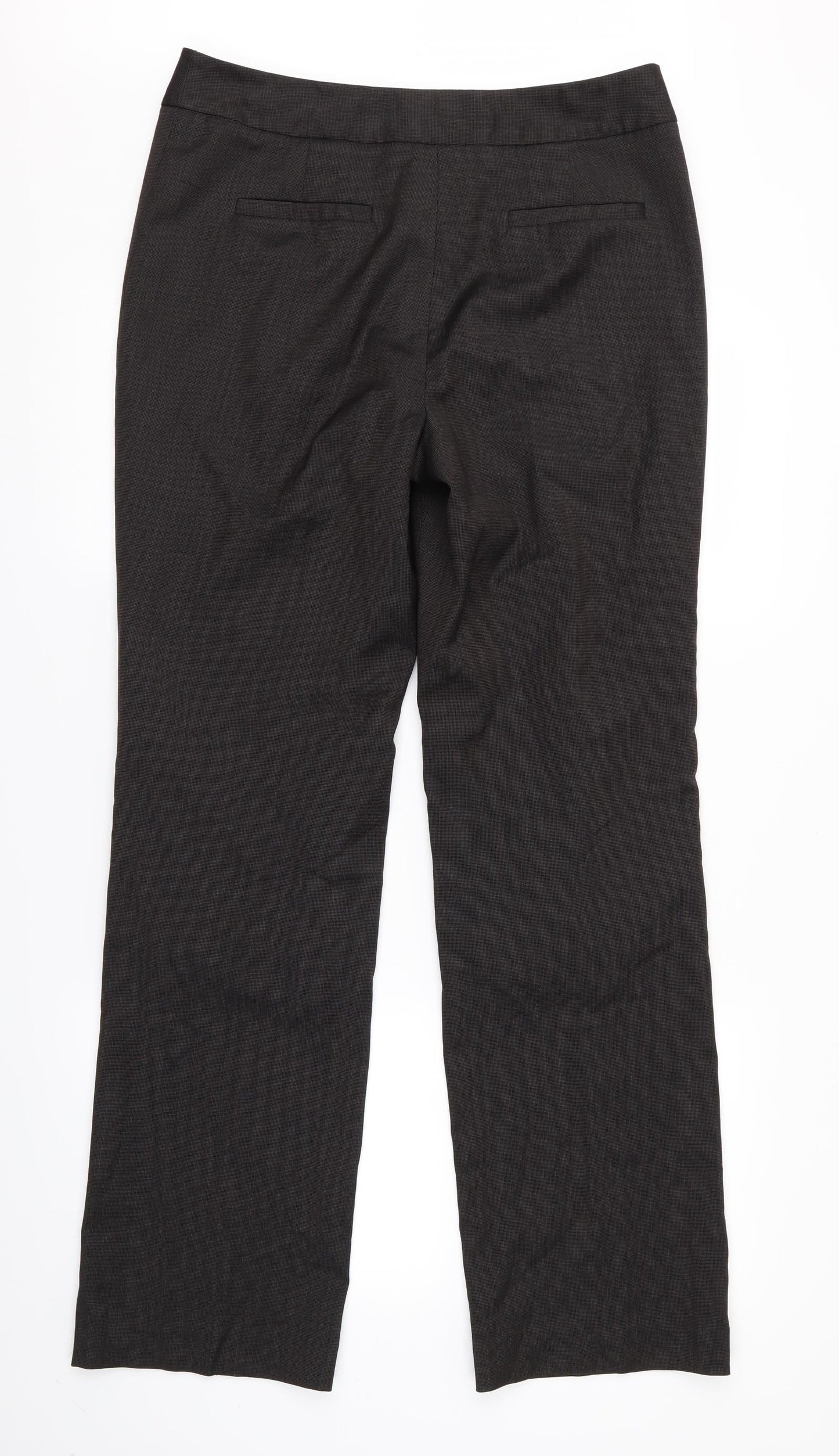 Austin Reed Womens Grey Pinstripe  Trouser Suit Suit Trousers Size 12 L38 in