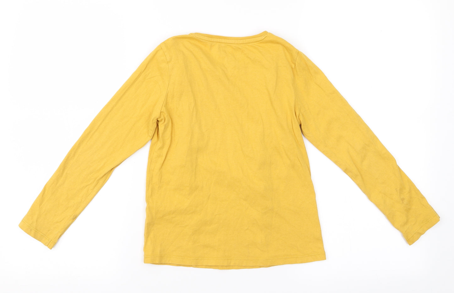 F&F Girls Yellow   Basic T-Shirt Size 7-8 Years