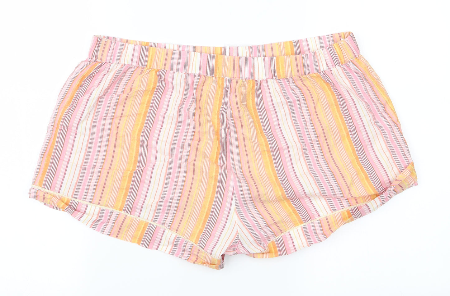 Preworn Womens Multicoloured Striped  Hot Pants Shorts Size 34