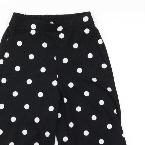 F&F Girls Beige Polka Dot  Dress Pants Trousers Size 7-8 Years