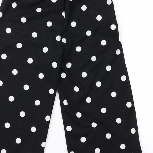 F&F Girls Beige Polka Dot  Dress Pants Trousers Size 7-8 Years