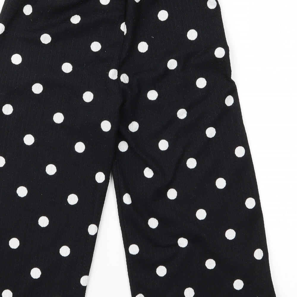 F&F Girls Beige Polka Dot  Dress Pants Trousers Size 7-8 Years