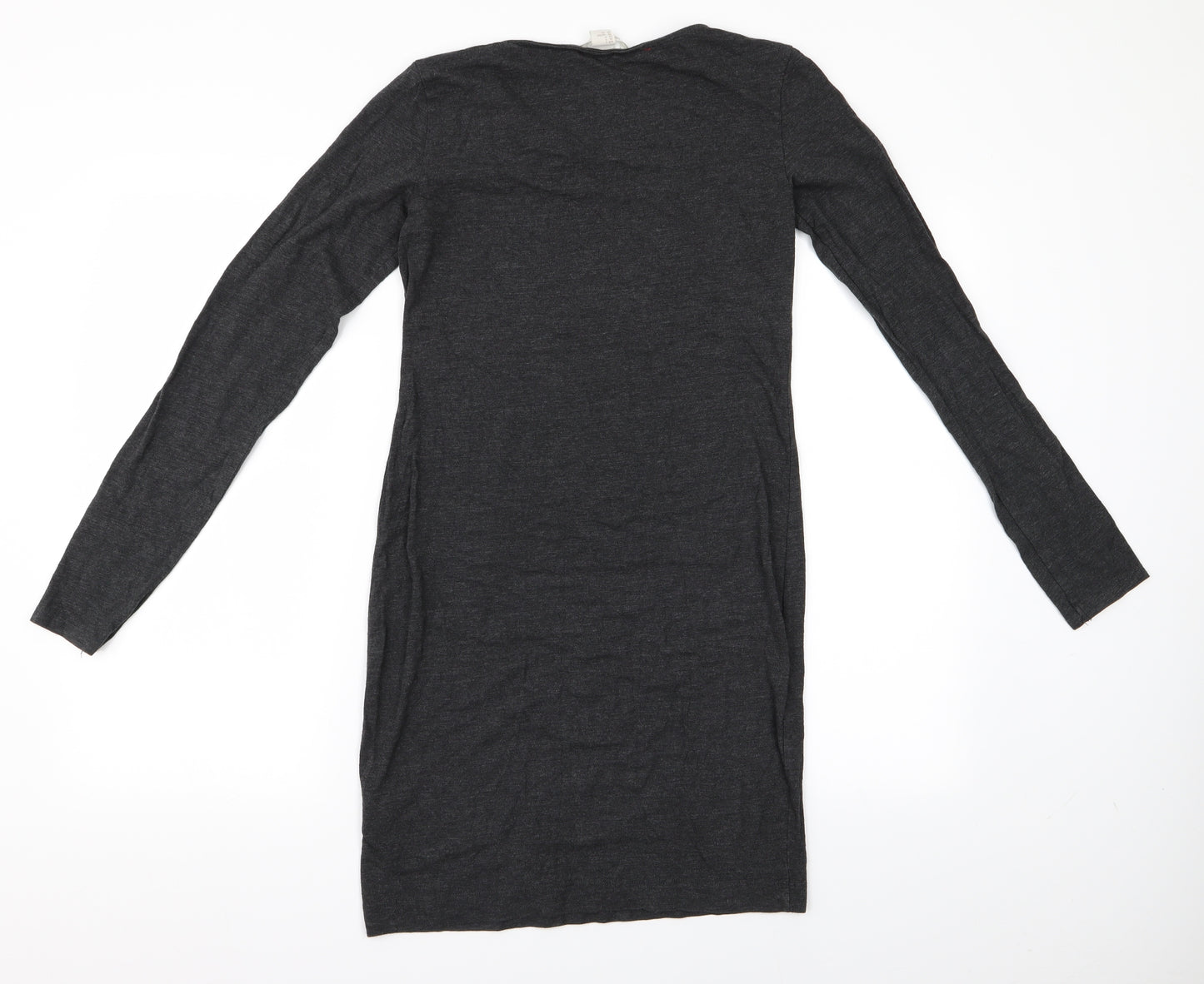 H&M Womens Grey   T-Shirt Dress  Size S