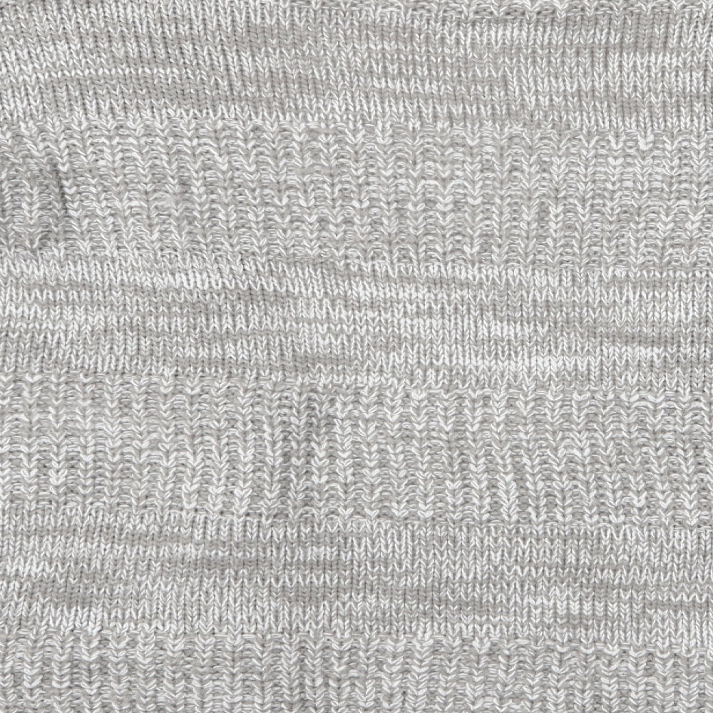 Papaya Womens Grey Argyle/Diamond  Cardigan Jumper Size S