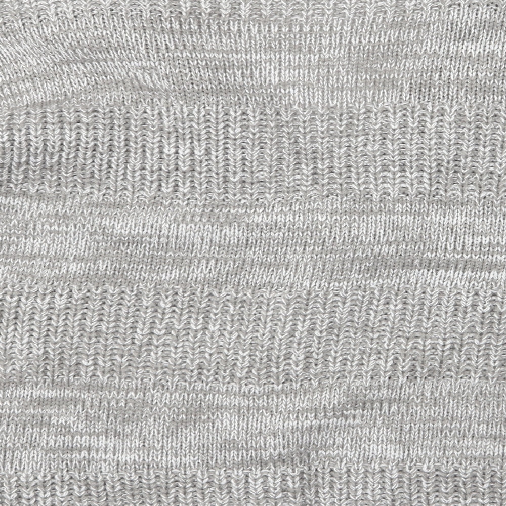 Papaya Womens Grey Argyle/Diamond  Cardigan Jumper Size M