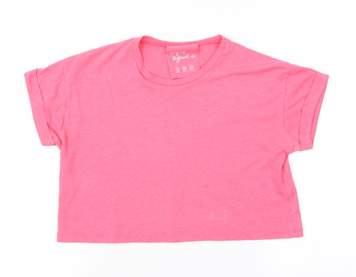 Atmosphere Womens Pink   Cropped T-Shirt Size 6  - Crop Top