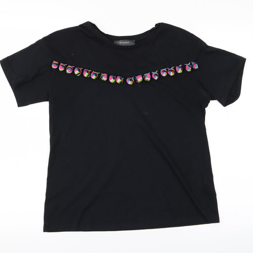 Primark Womens Black   Basic T-Shirt Size 4