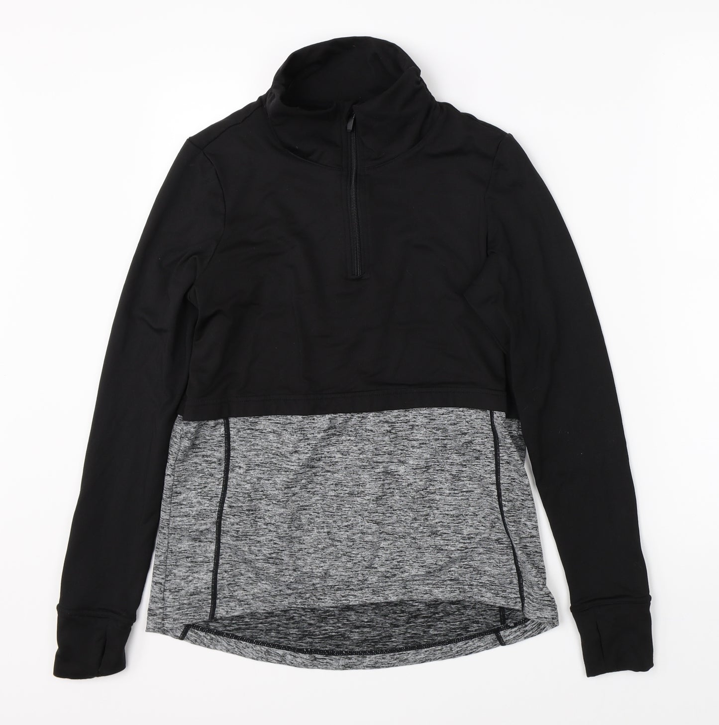 River Island Womens Black   Full Zip Jumper Size 8