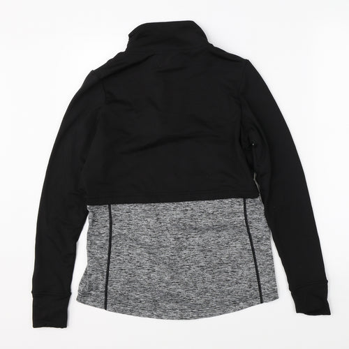 River Island Womens Black   Full Zip Jumper Size 8