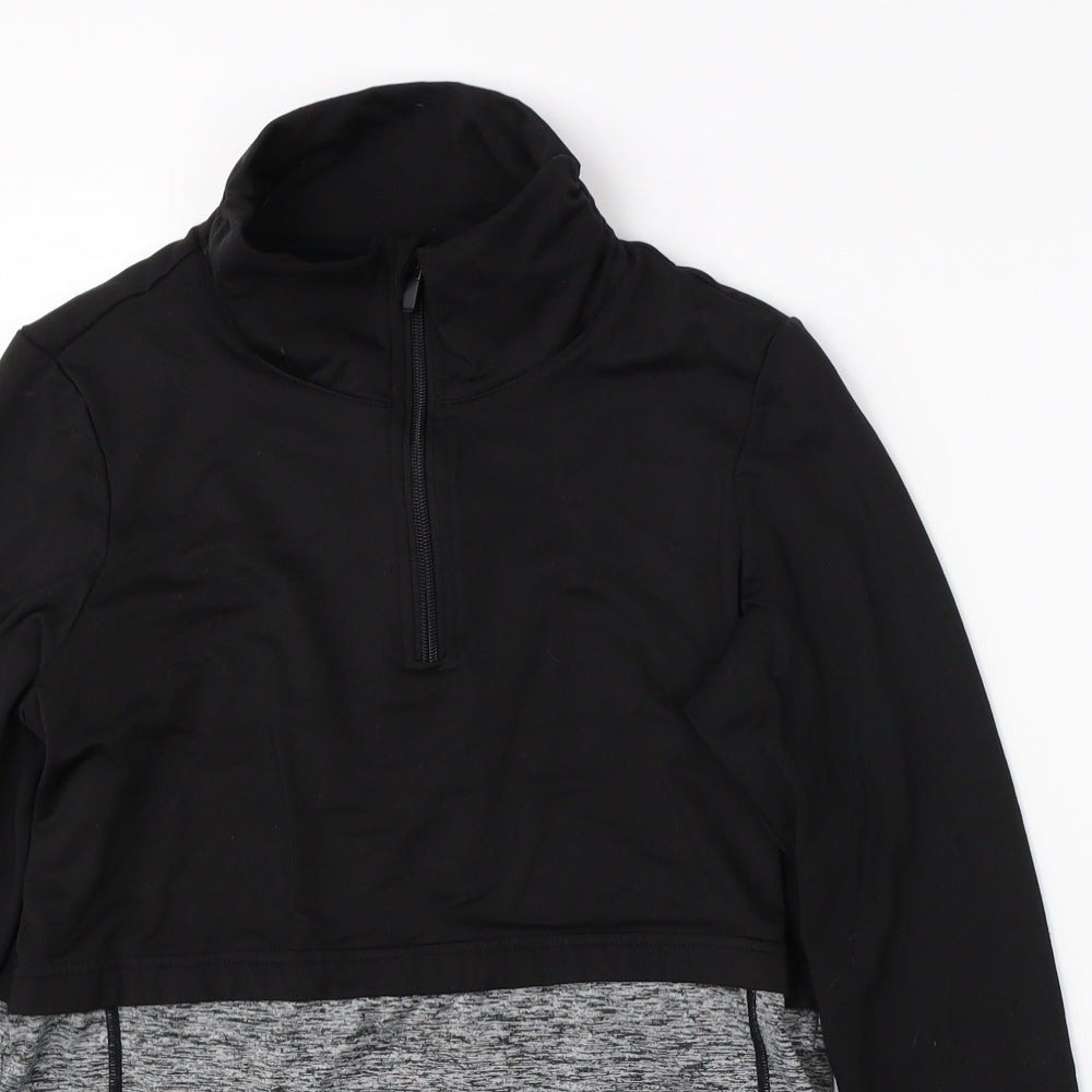 River Island Womens Black   Full Zip Jumper Size 8