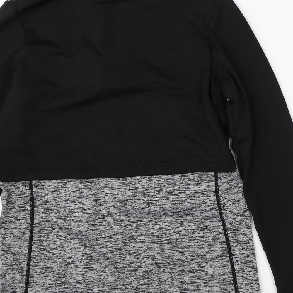River Island Womens Black   Full Zip Jumper Size 8