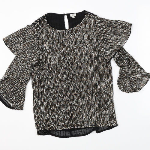 River Island Womens Black   Basic Blouse Size 8