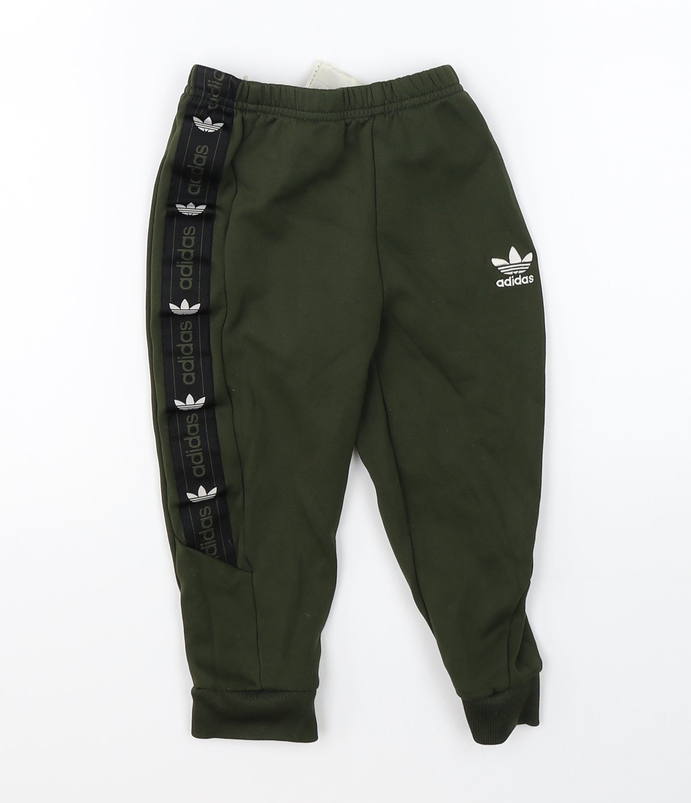 adidas Boys Green   Jogger Trousers Size 3-4 Years - adidas