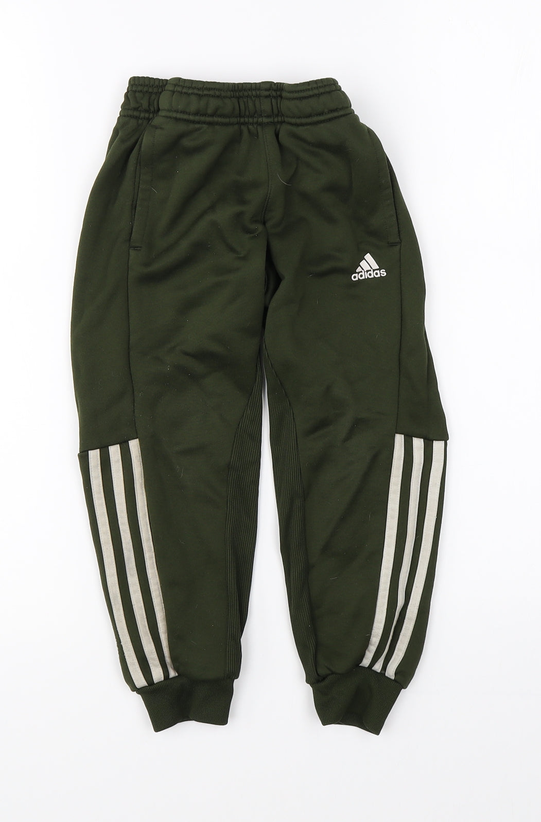 adidas Boys Green   Jogger Trousers Size 4-5 Years - adidas