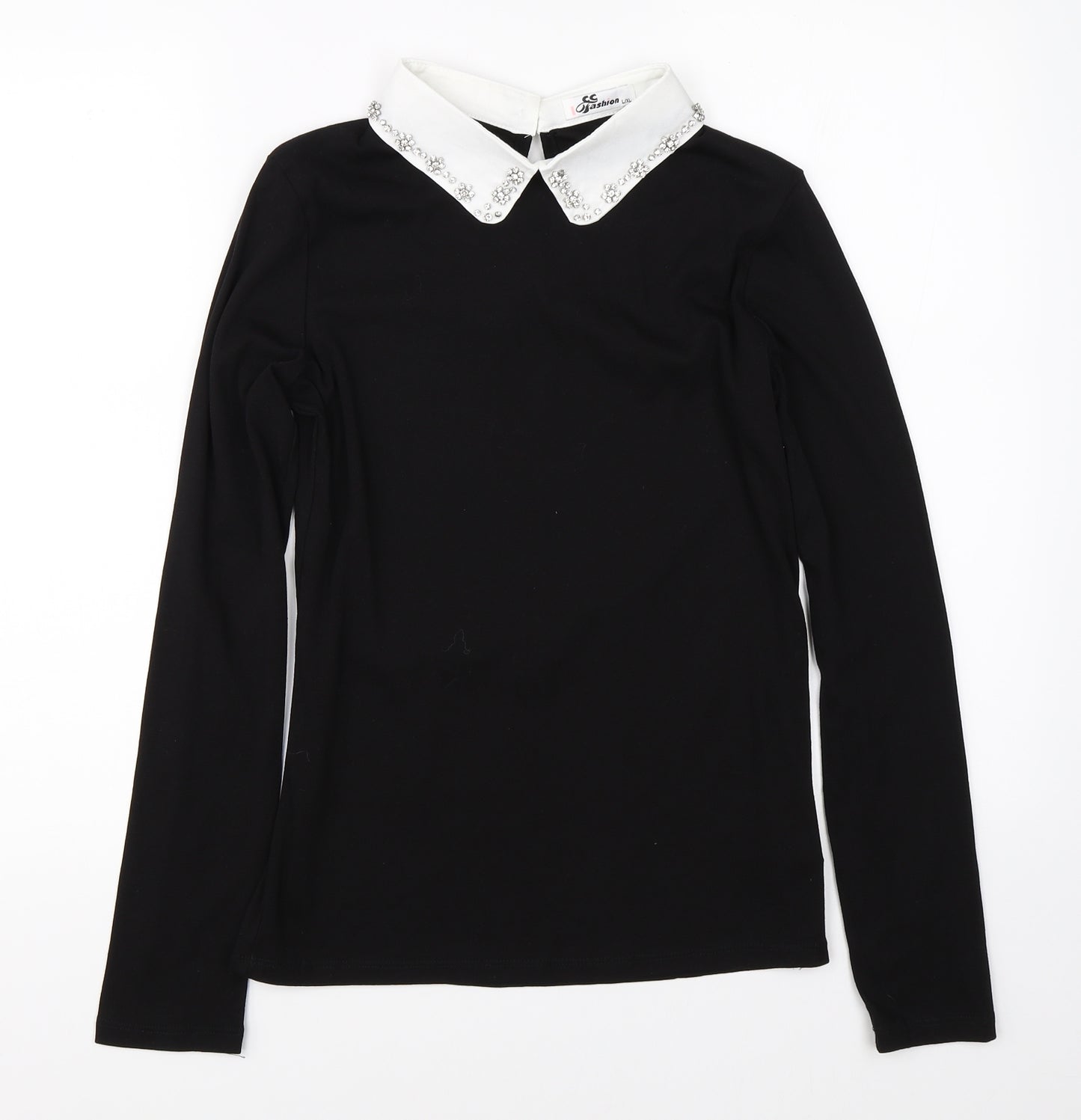 CC Fashion Womens Black   Basic Blouse Size XL