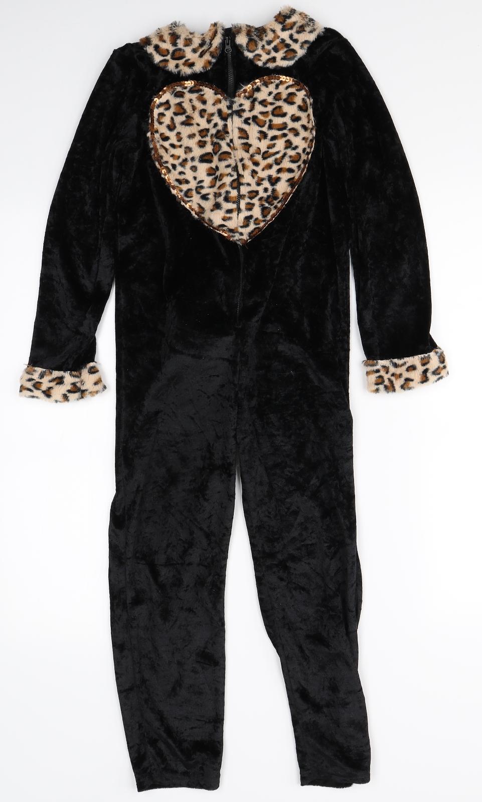 Preworn Girls Black    One Piece Size 7 Years