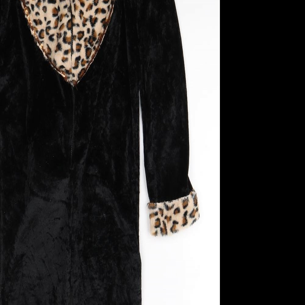 Preworn Girls Black    One Piece Size 7 Years