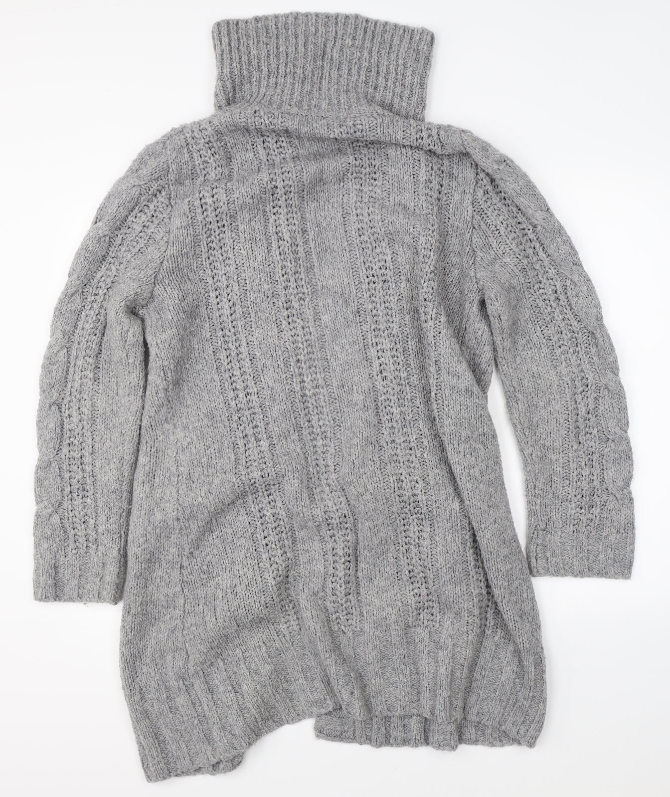 TU Womens Green  Knit Jacket Coatigan Size 14