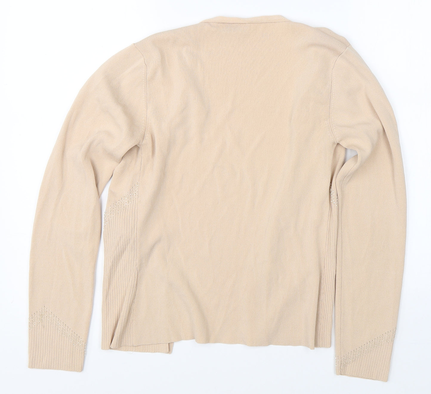 Wallis Womens Beige   Cardigan Jumper Size 10