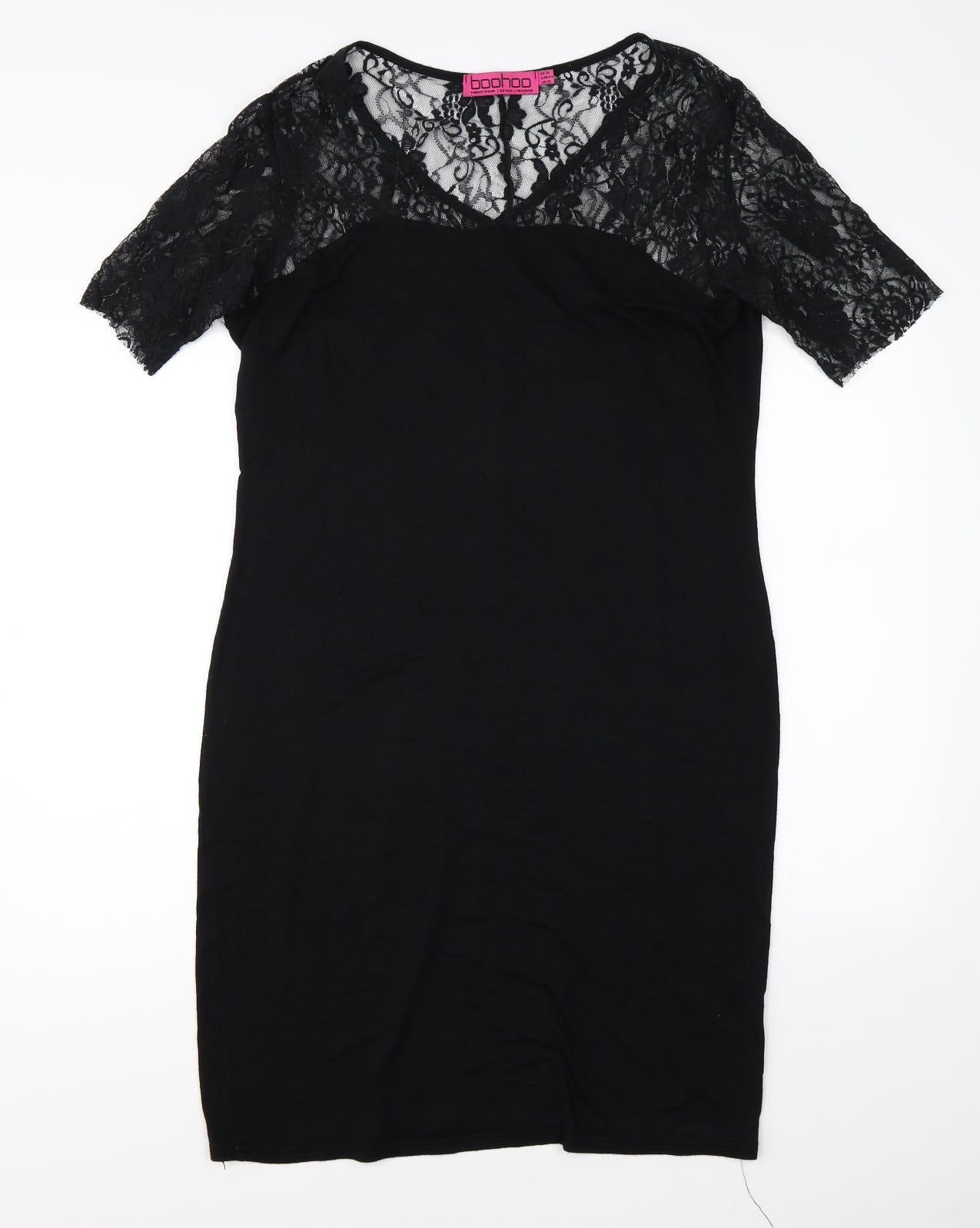Boohoo Womens Black   Shift  Size 16