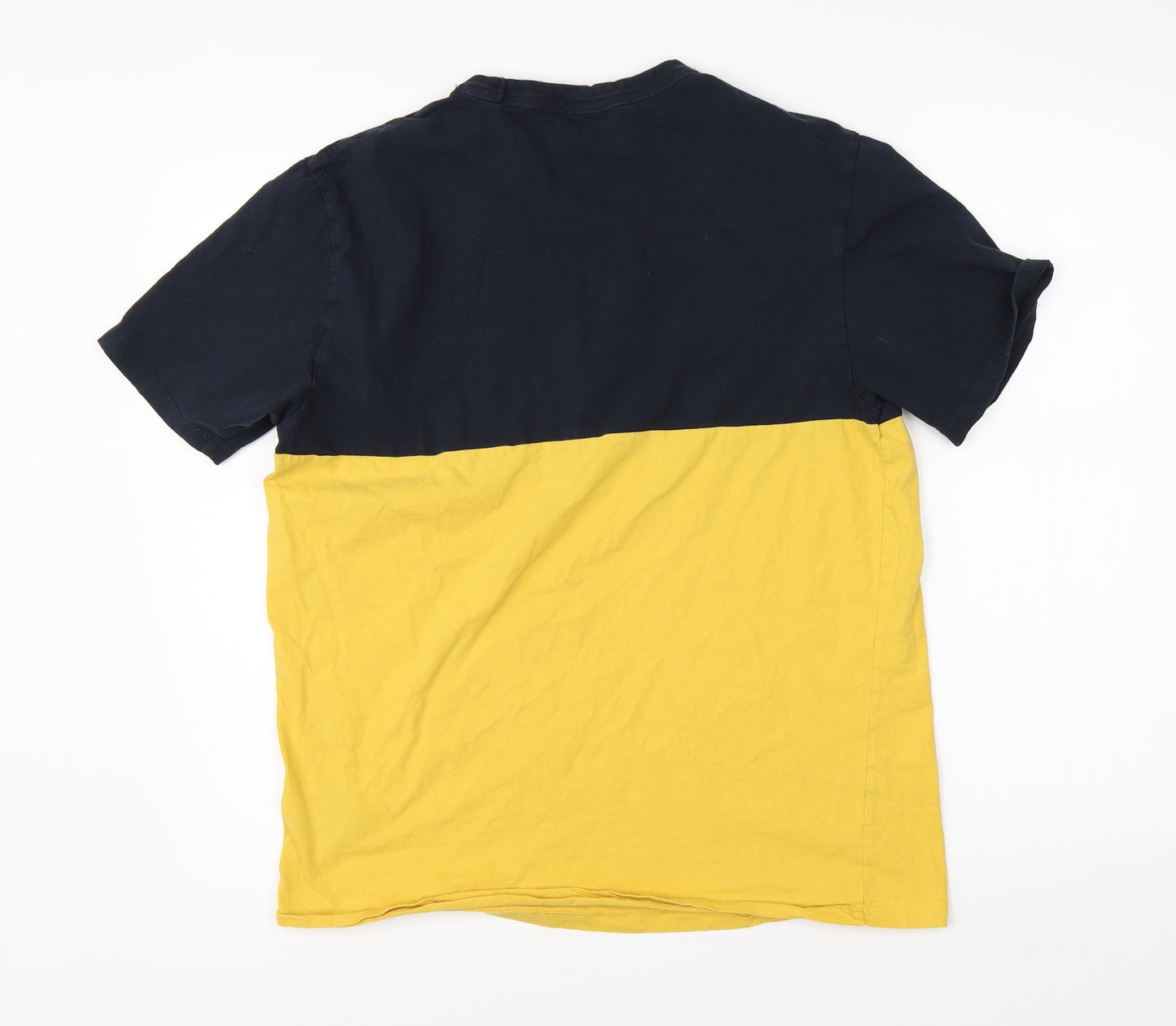 H&M Mens Yellow    T-Shirt Size M
