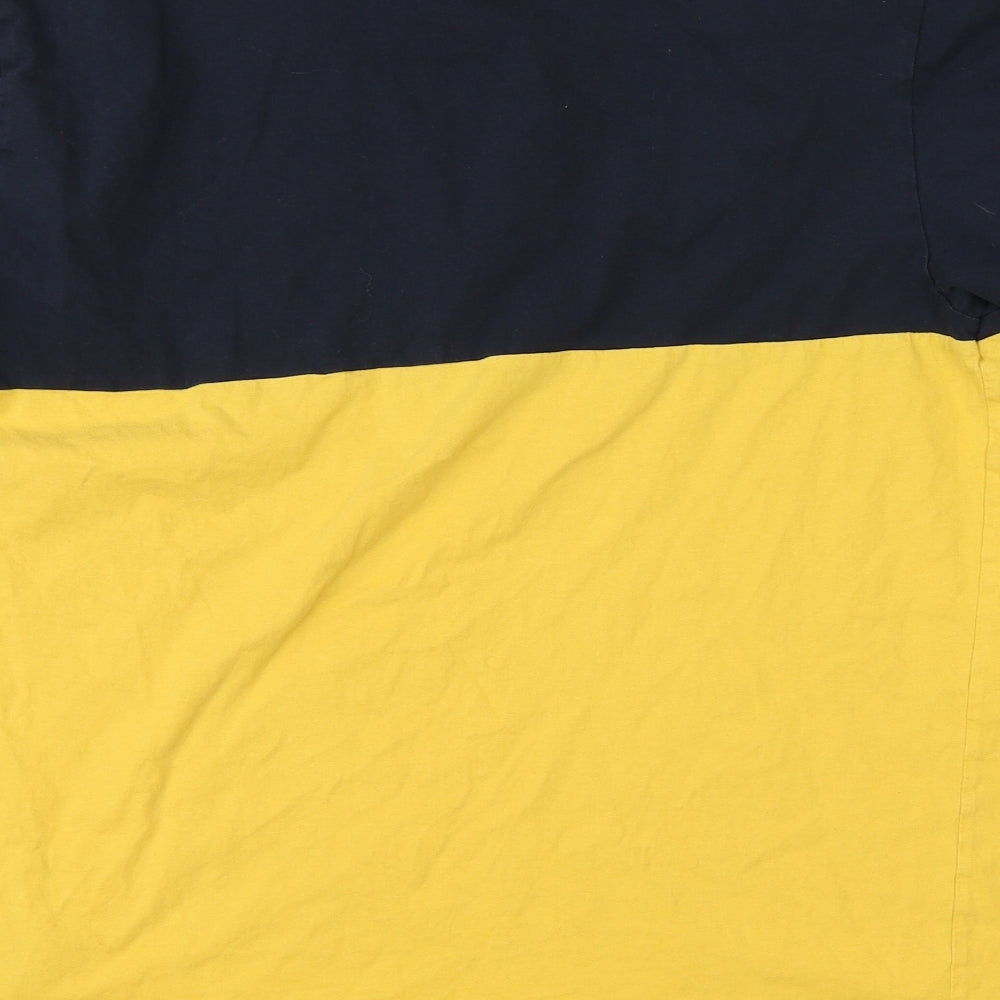 H&M Mens Yellow    T-Shirt Size M