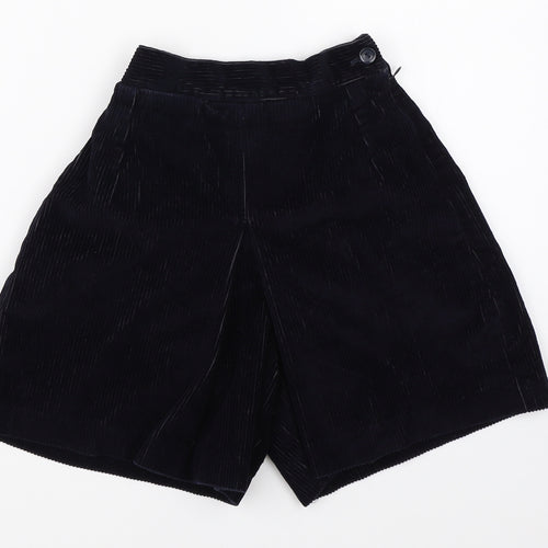 Preworn Womens Blue  Corduroy Cargo Shorts Size 22 in