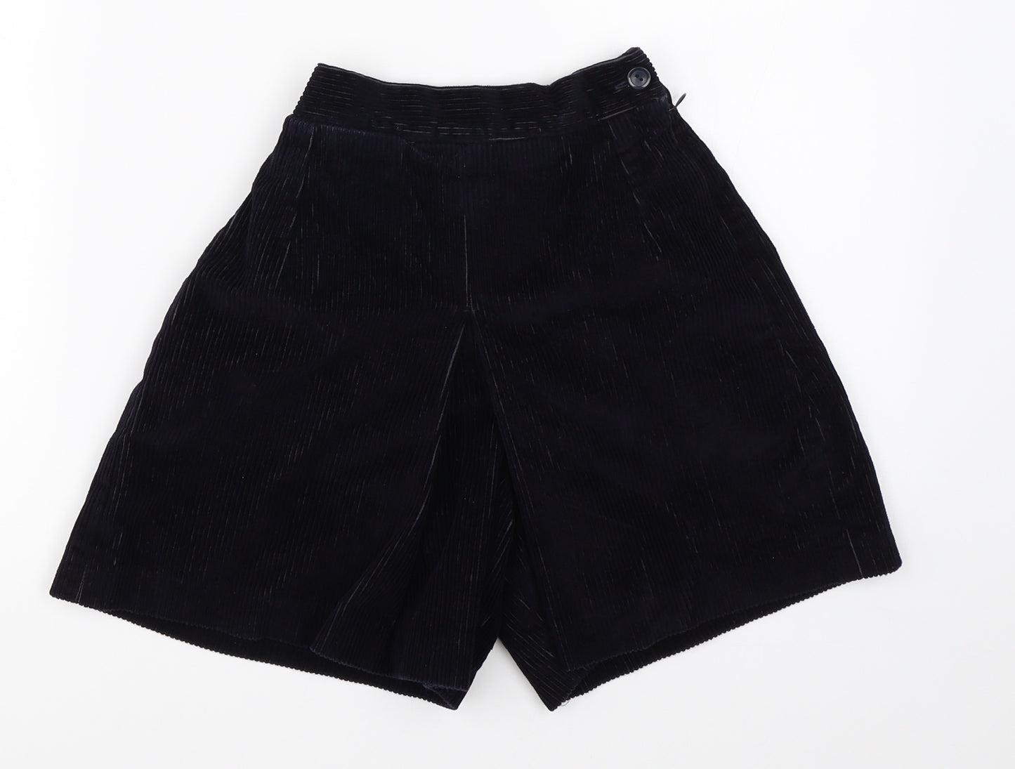 Preworn Womens Blue  Corduroy Cargo Shorts Size 22 in