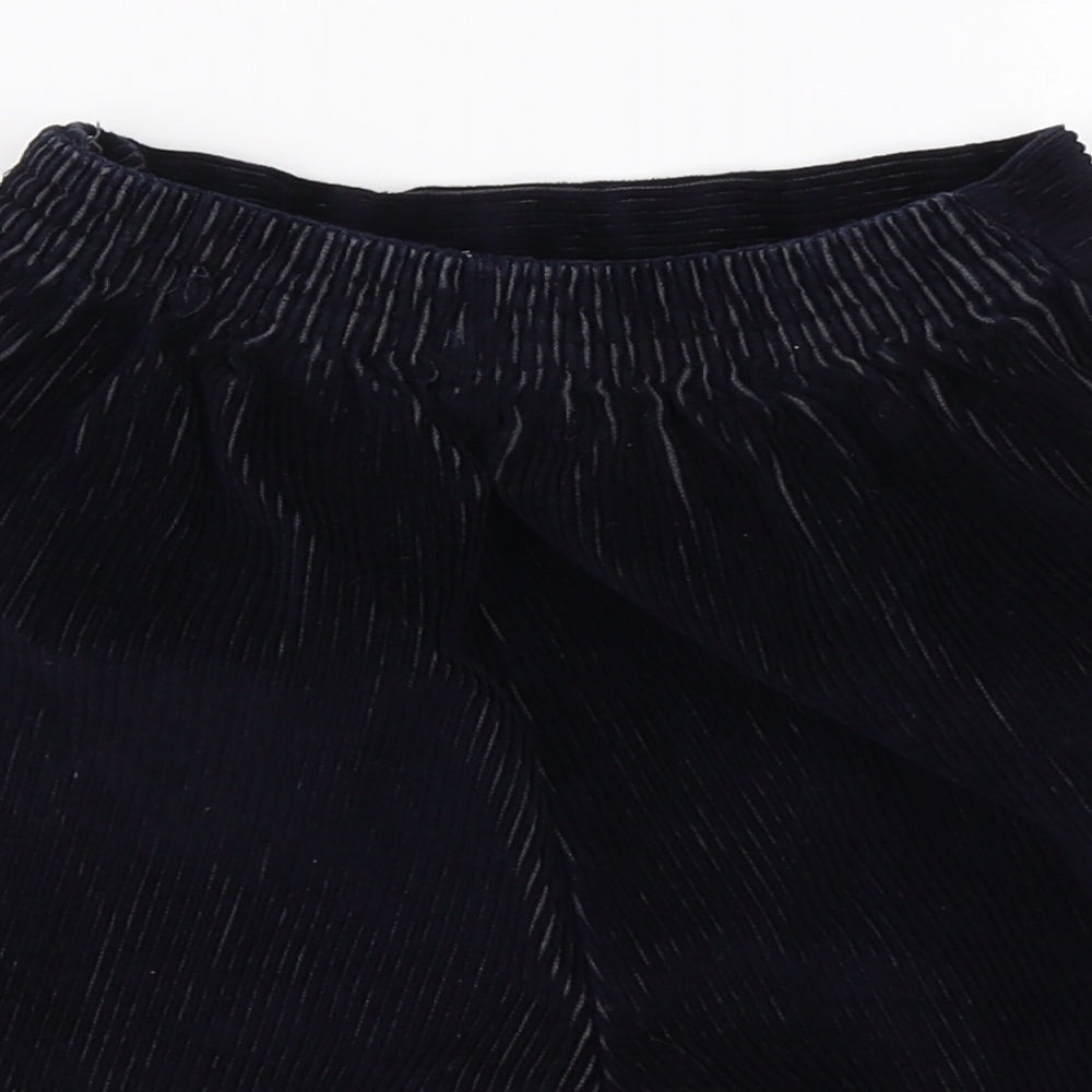 Preworn Womens Blue  Corduroy Cargo Shorts Size 22 in