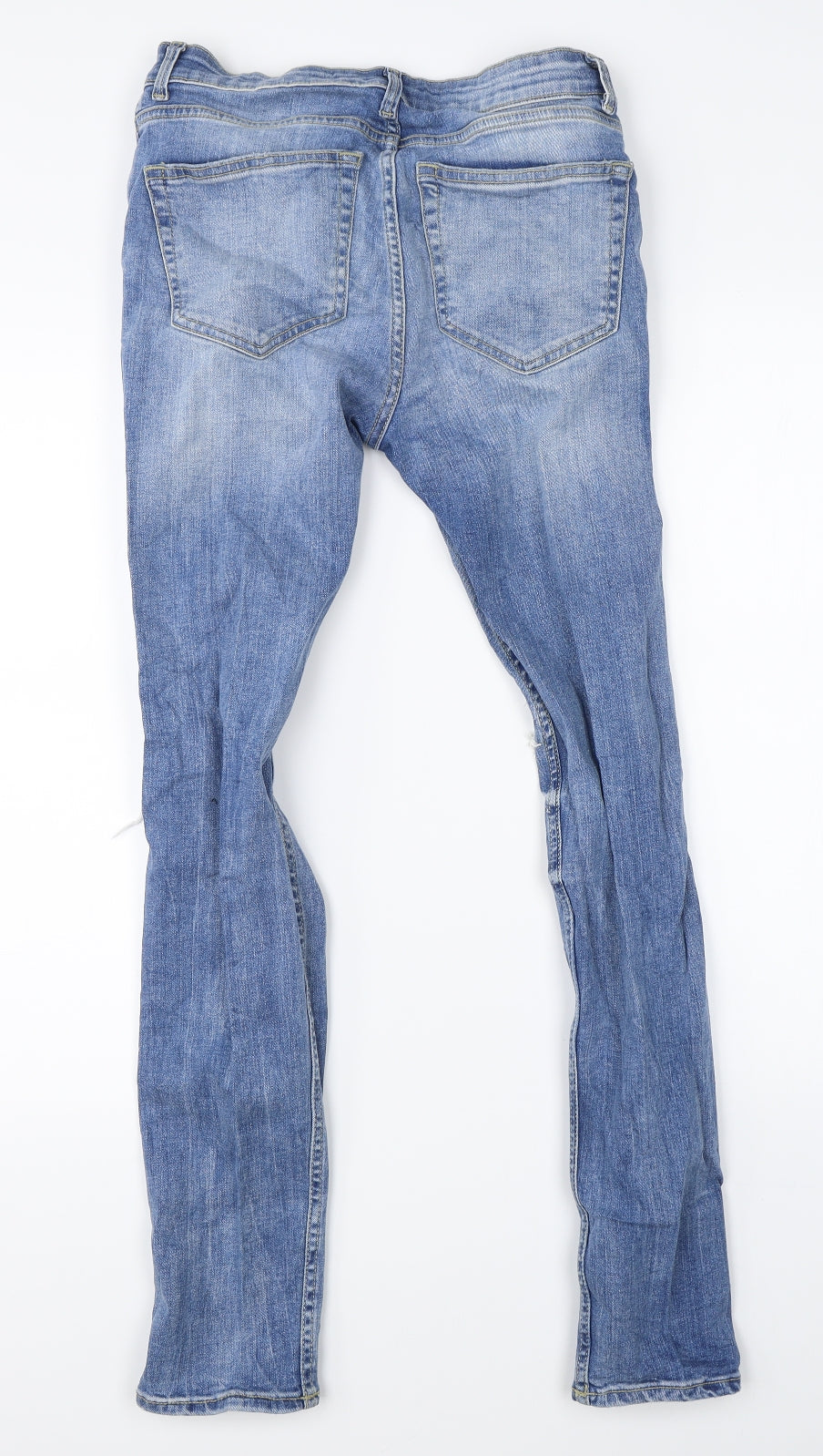 NEXT Mens Blue  Denim Skinny Jeans Size 32 L32 in