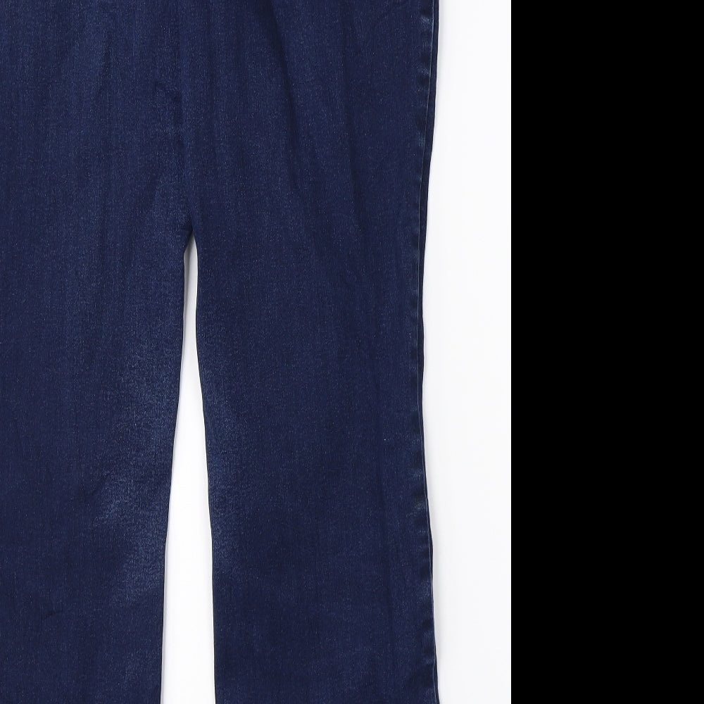 Per Una Womens Blue  Denim Mom Jeans Size 14 L28 in