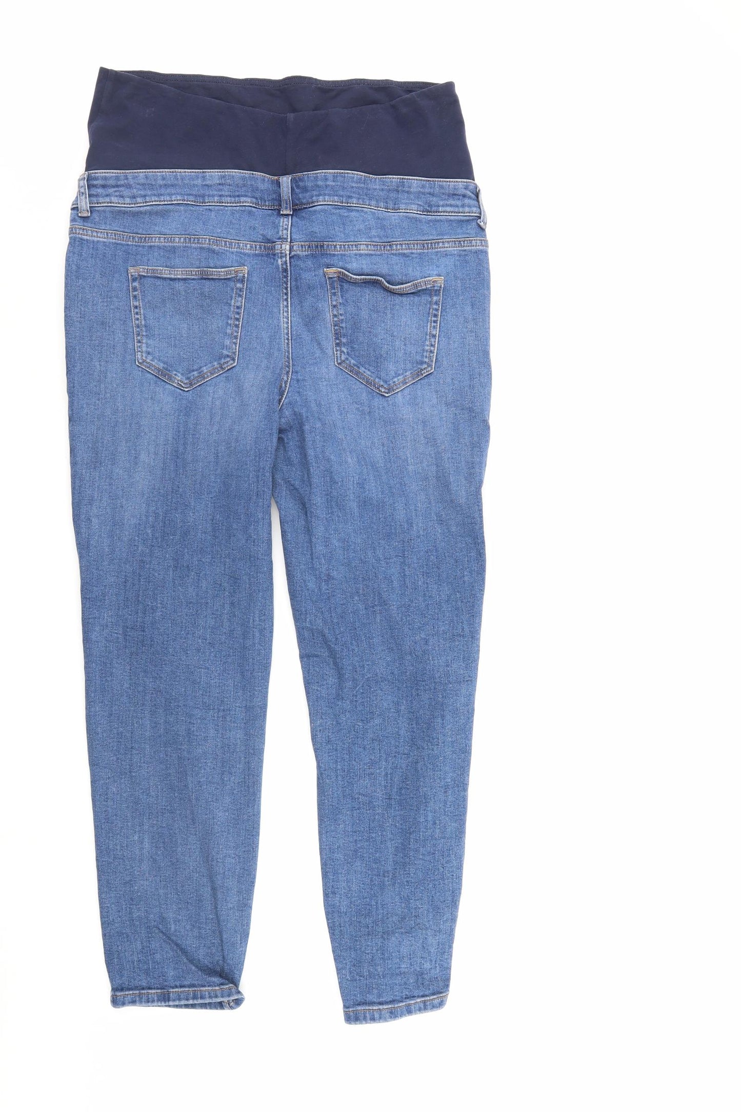 TU Womens Blue  Denim Straight Jeans Size 16 L27 in