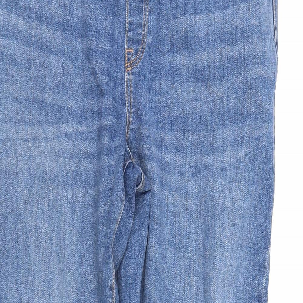 TU Womens Blue  Denim Straight Jeans Size 16 L27 in