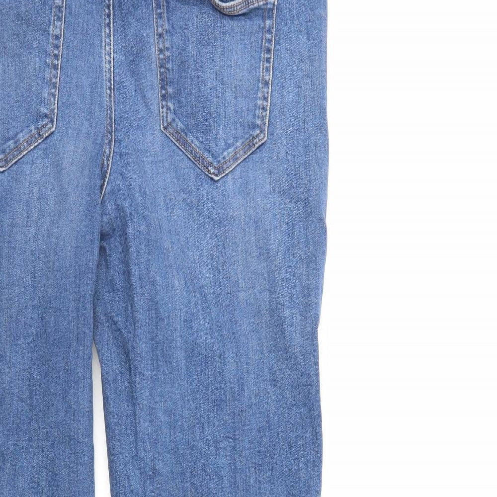 TU Womens Blue  Denim Straight Jeans Size 16 L27 in