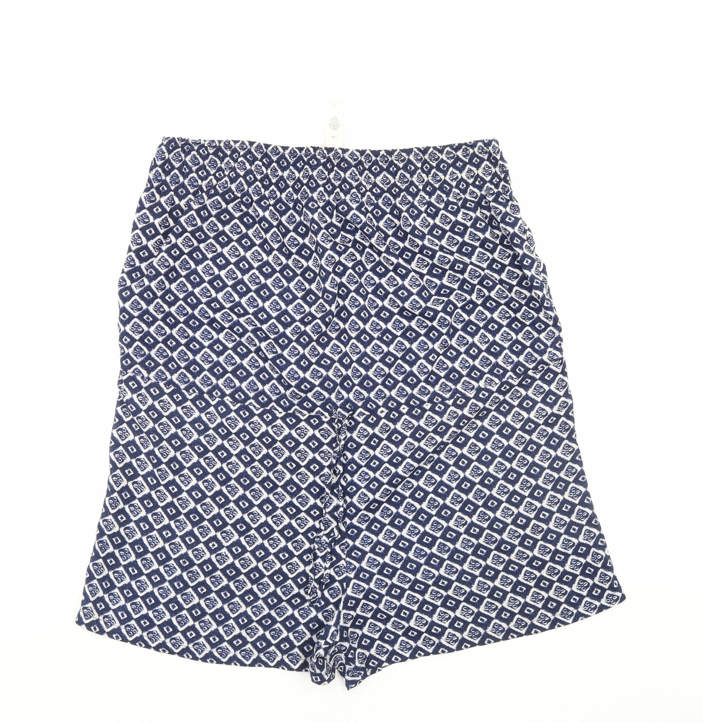 OCEAN CLUB Womens Blue   Sailor Shorts Size 14