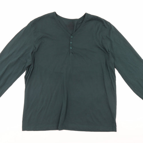 Burton Mens Green   Henley Jumper Size XL