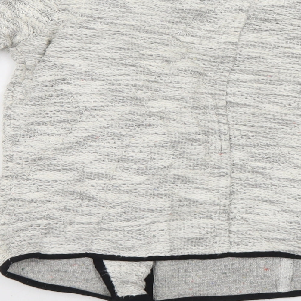 River Island Womens Grey   Full Zip Jumper Size 6
