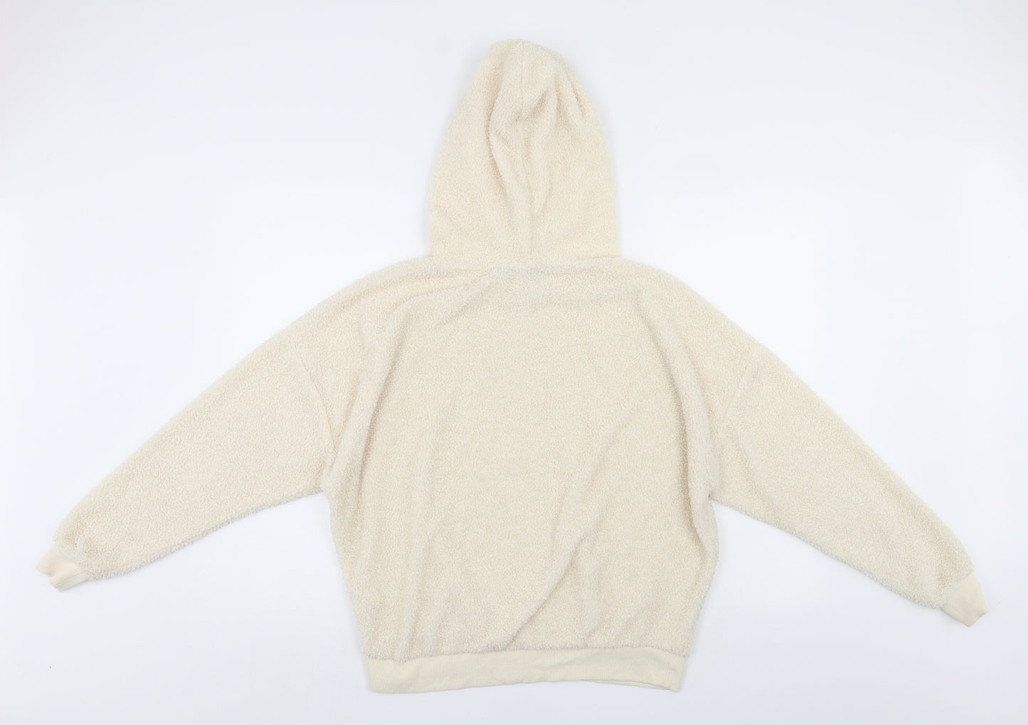 New Look Womens Ivory   Pullover Hoodie Size 8