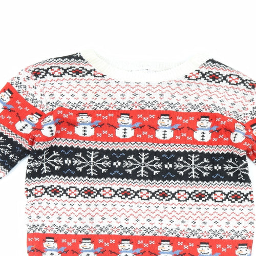 NEXT Girls Multicoloured   Jumper Dress  Size 11 Years  - christmas dress