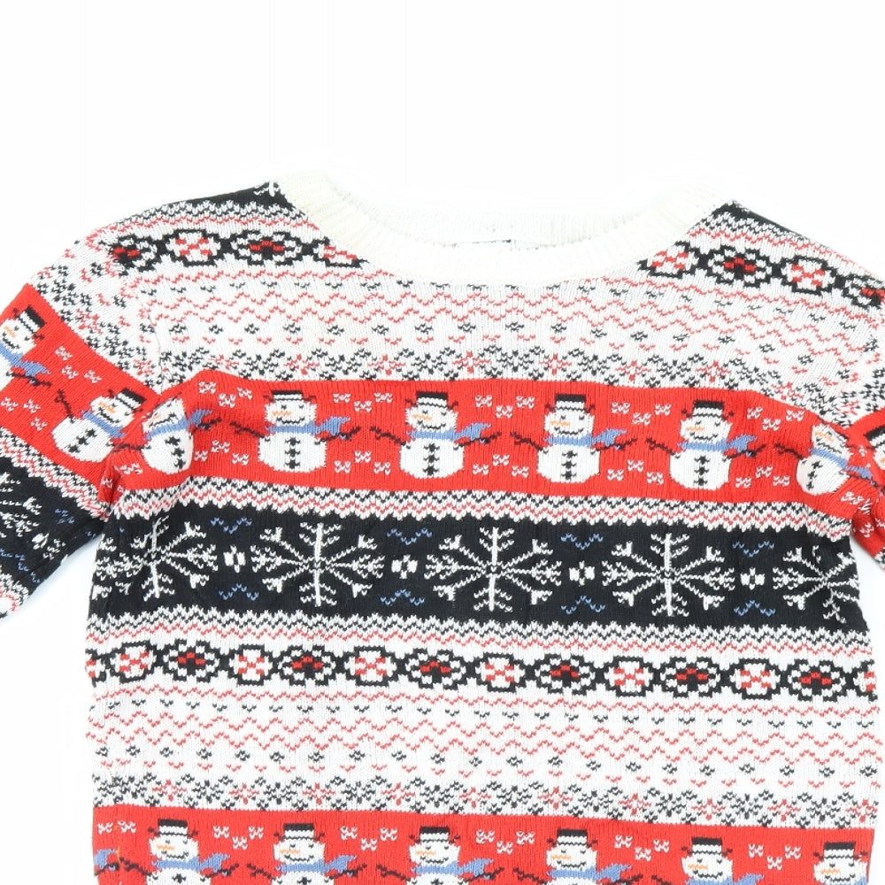 NEXT Girls Multicoloured   Jumper Dress  Size 11 Years  - christmas dress