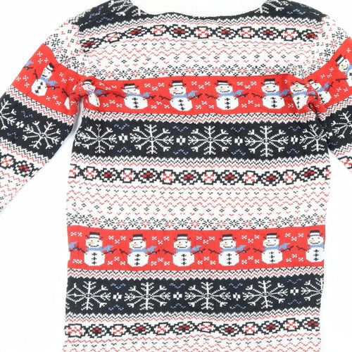 NEXT Girls Multicoloured   Jumper Dress  Size 11 Years  - christmas dress