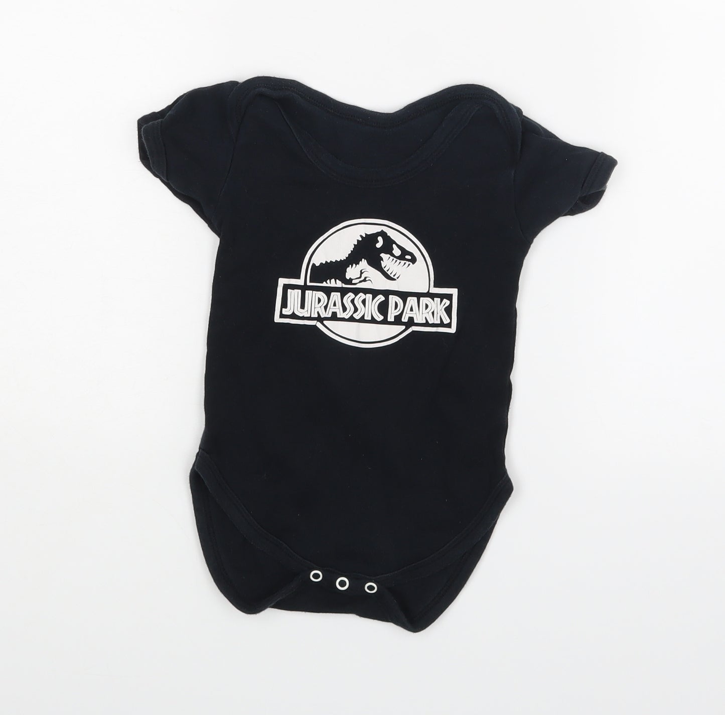 Preworn Baby Black   Babygrow One-Piece Size 12-18 Months  - Jurassic Park