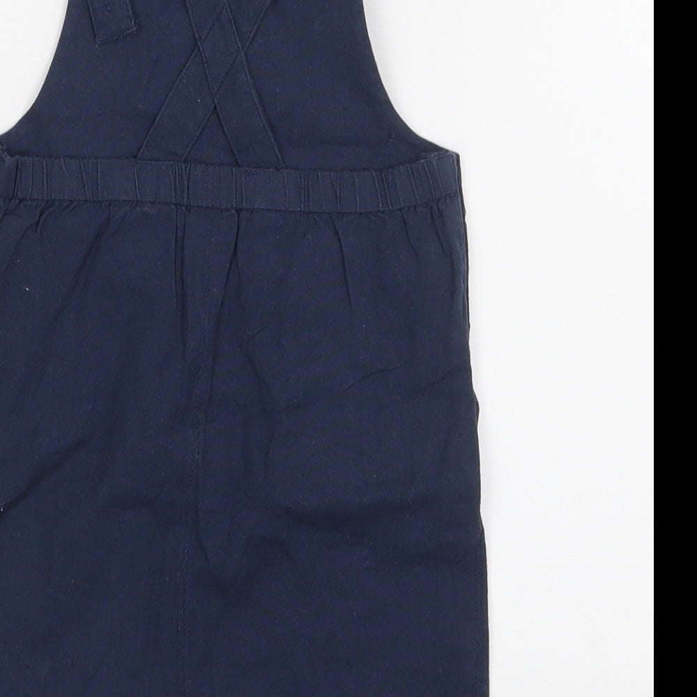 M&S Baby Blue   Dungaree One-Piece Size 9-12 Months