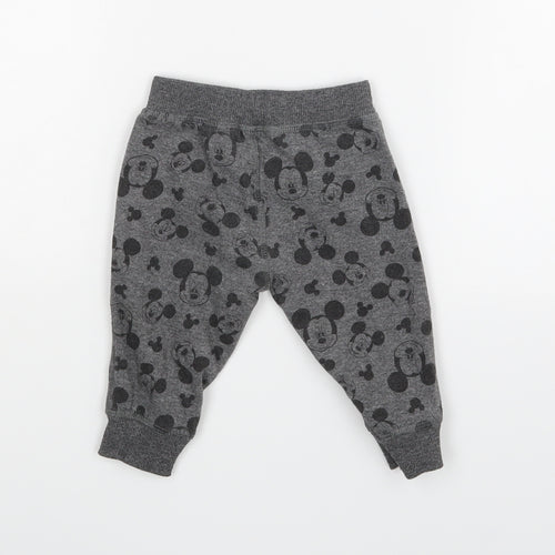 Disney Baby Baby Grey   Jogger Trousers Size 3-6 Months