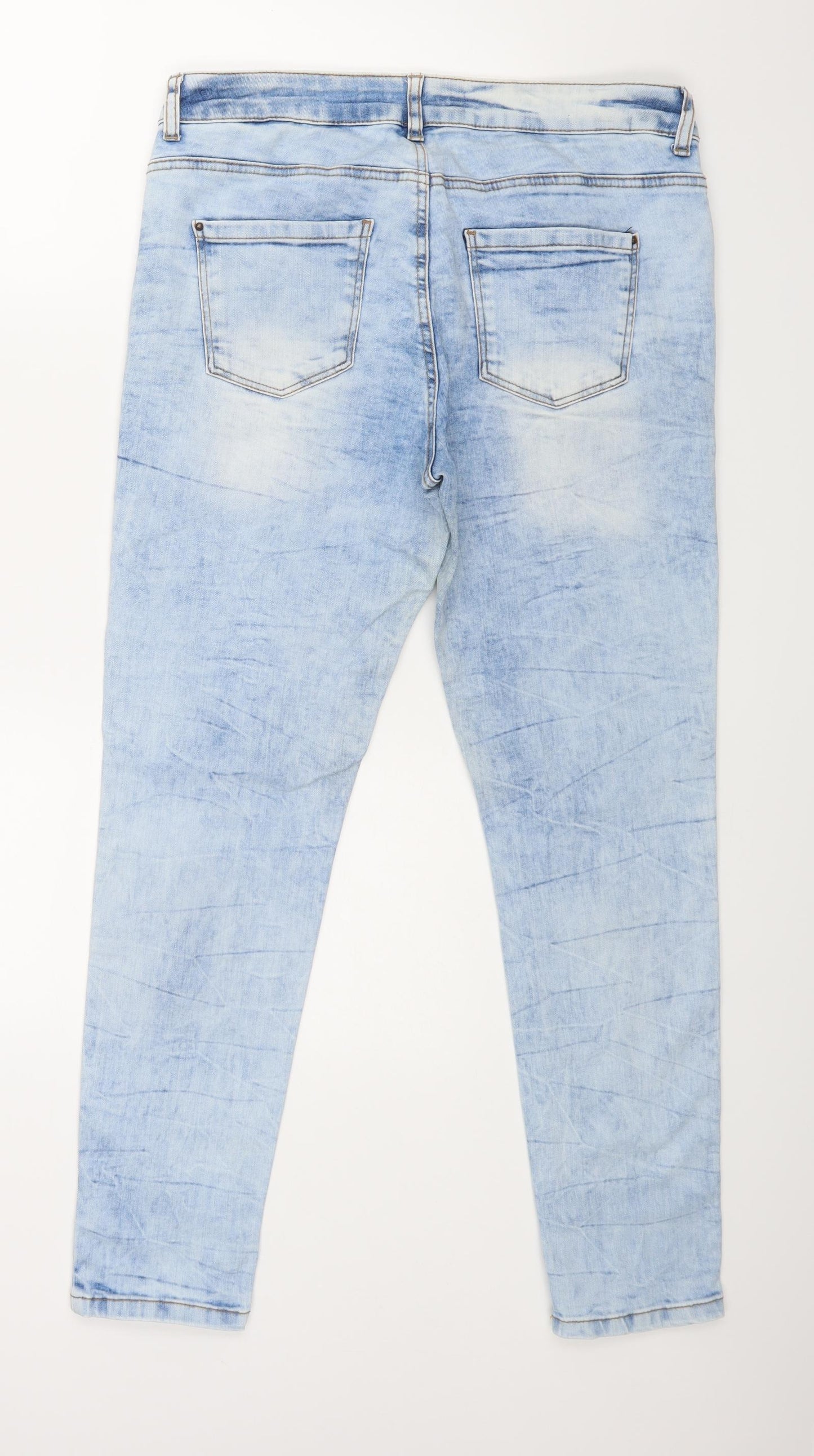 New Look Womens Blue   Skinny Jeans Size 14 L26 in