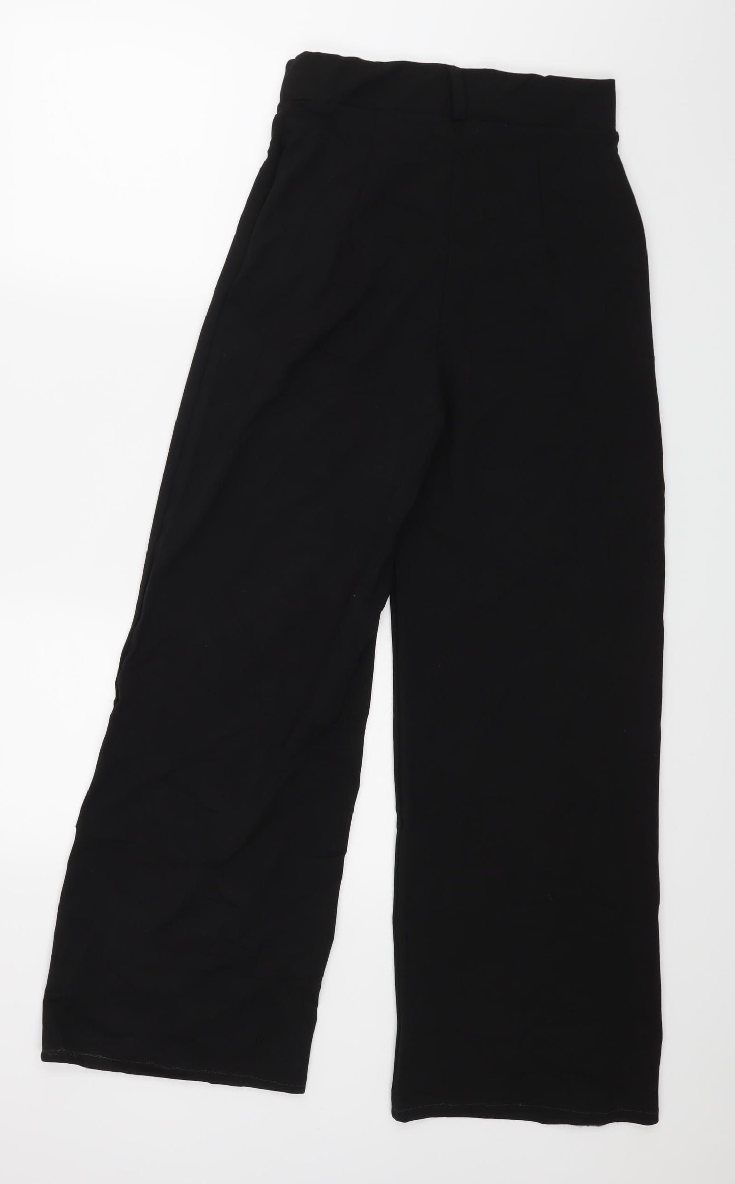 PRETTYLITTLETHING Womens Black   Trousers  Size 10 L27 in